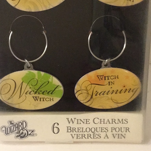 Hallmark Wizard of Oz coasters and Wine Charms - Picture 6 of 7